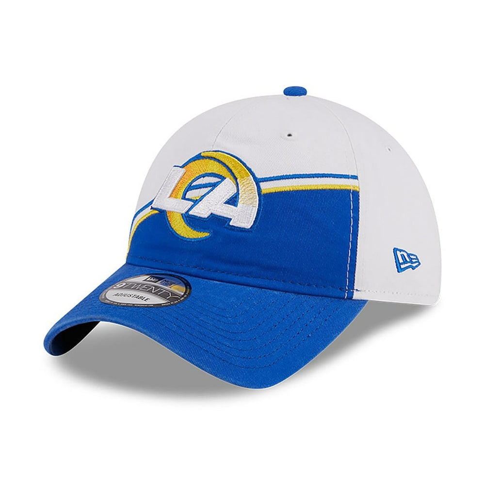 Los Angeles Rams New Era Youth 2023 Sideline 9TWENTY Adjustable Hat - White/Royal Hats