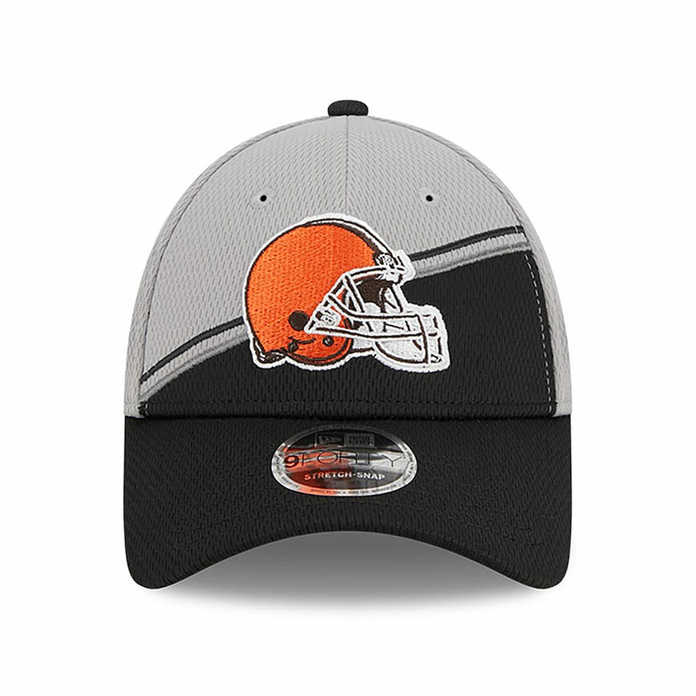 Cleveland Browns New Era 2023 Sideline 9FORTY Adjustable Hat - Gray/Black Hats