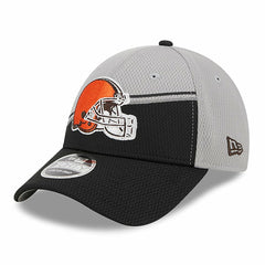 Cleveland Browns New Era 2023 Sideline 9FORTY Adjustable Hat - Gray/Black Hats