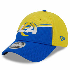Los Angeles Rams New Era 2023 Sideline 9FORTY Adjustable Hat - Gold/Royal Hats