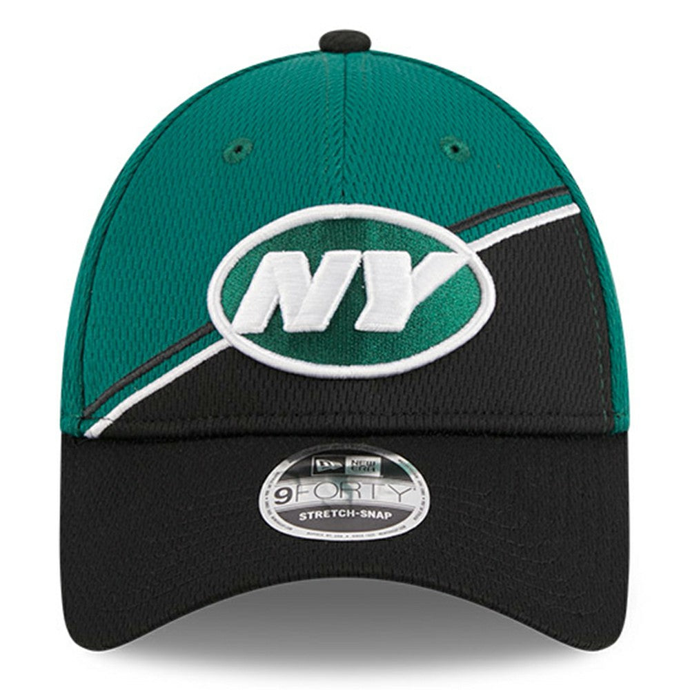 New York Jets New Era 2023 Sideline 9FORTY Adjustable Hat - Green/Black Hats