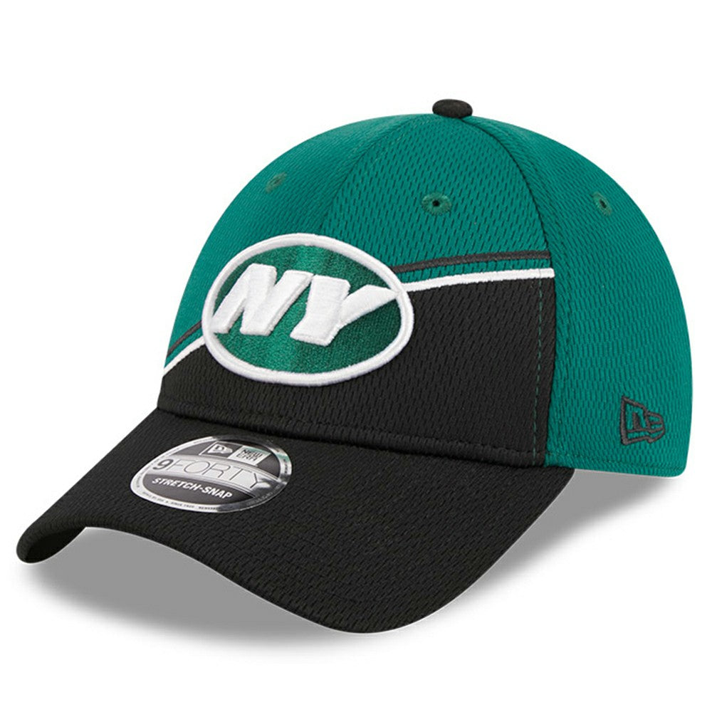 New York Jets New Era 2023 Sideline 9FORTY Adjustable Hat - Green/Black Hats
