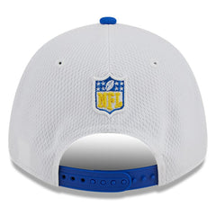 Los Angeles Rams New Era 2023 Sideline 9FORTY Adjustable Hat - White/Royal Hats