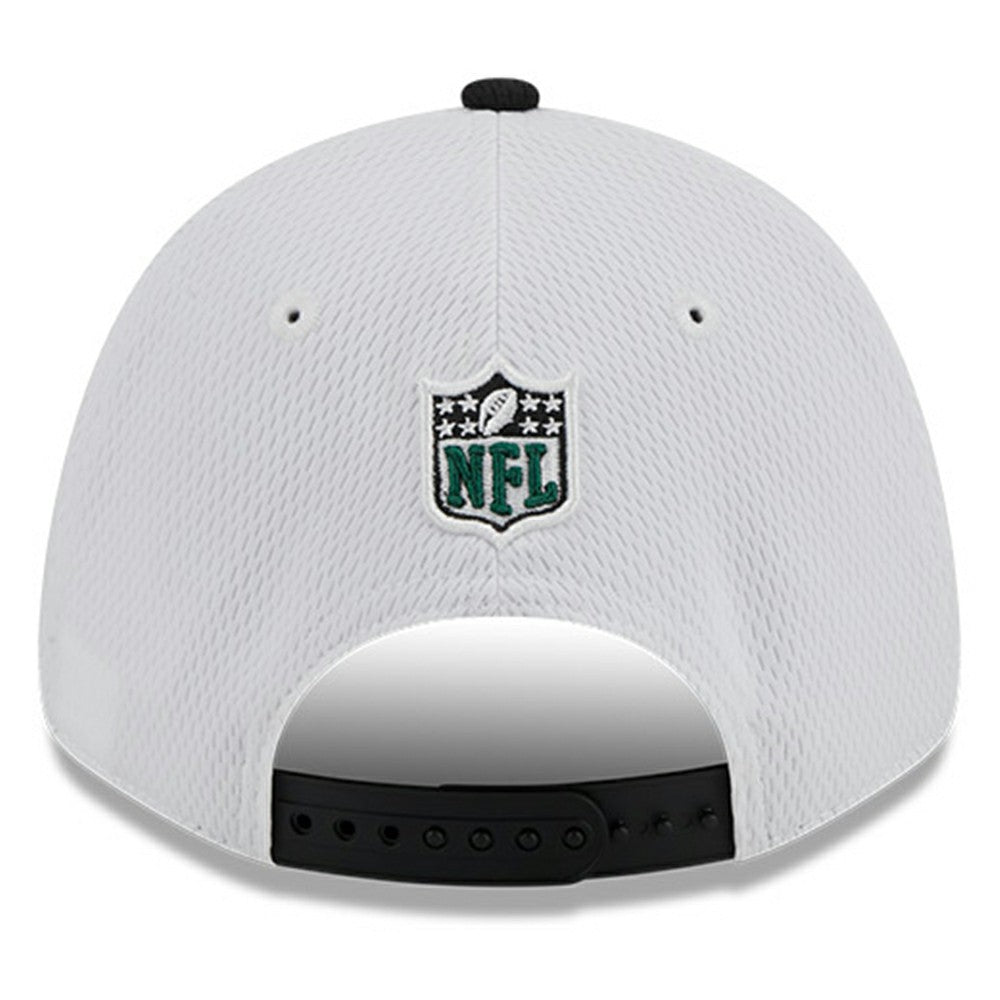 New York Jets New Era 2023 Sideline 9FORTY Adjustable Hat - White/Black Hats