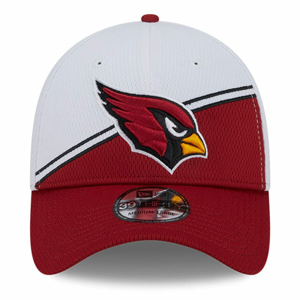 Arizona Cardinals New Era 2023 Sideline 39THIRTY Flex Hat - White/Cardinal Hats