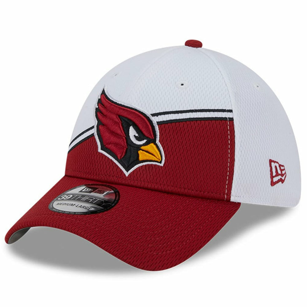 Arizona Cardinals New Era 2023 Sideline 39THIRTY Flex Hat - White/Cardinal Hats