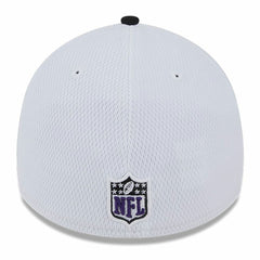 Baltimore Ravens New Era 2023 Sideline 39THIRTY Flex Hat - White/Black Hats