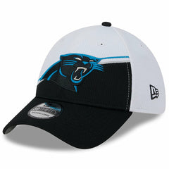 Carolina Panthers New Era 2023 Sideline 39THIRTY Flex Hat - White/Black Hats