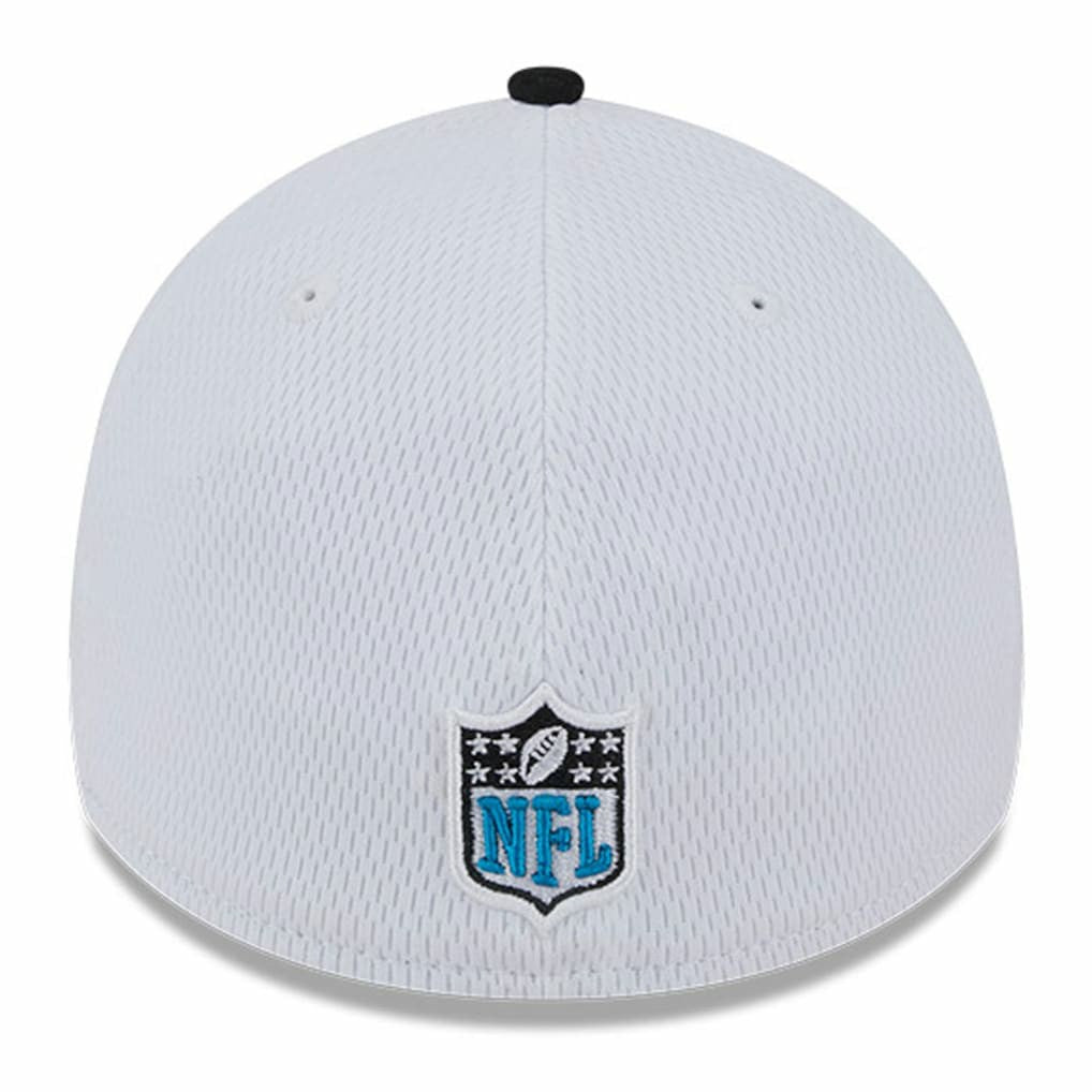Carolina Panthers New Era 2023 Sideline 39THIRTY Flex Hat - White/Black Hats