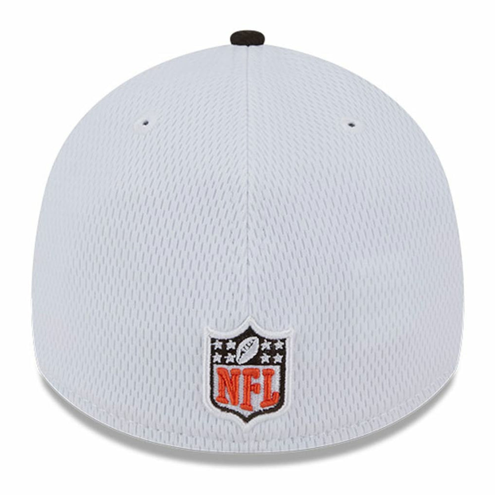 Cleveland Browns New Era 2023 Sideline 39THIRTY Flex Hat - White/Brown Hats