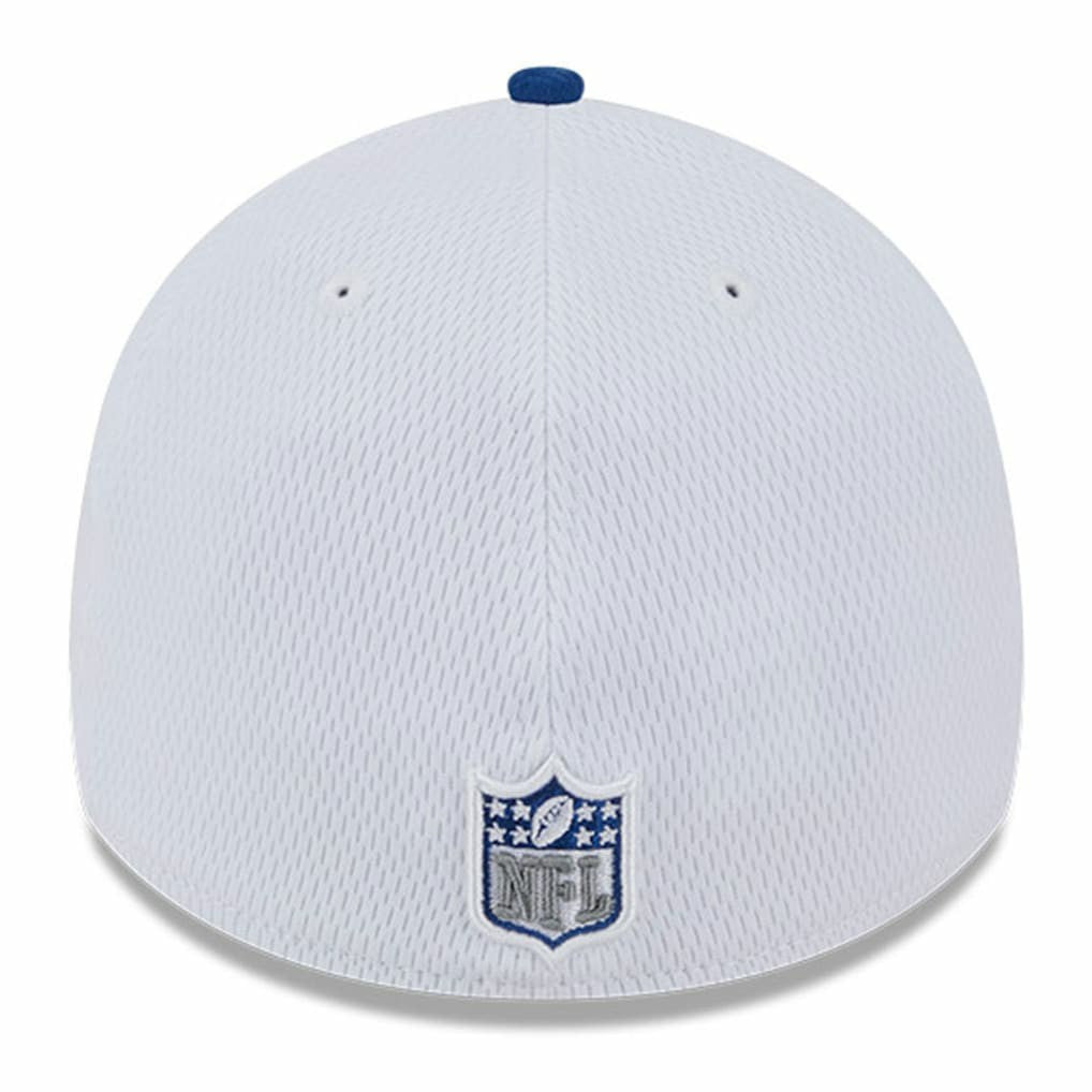 Indianapolis Colts New Era 2023 Sideline 39THIRTY Flex Hat - White/Royal Hats