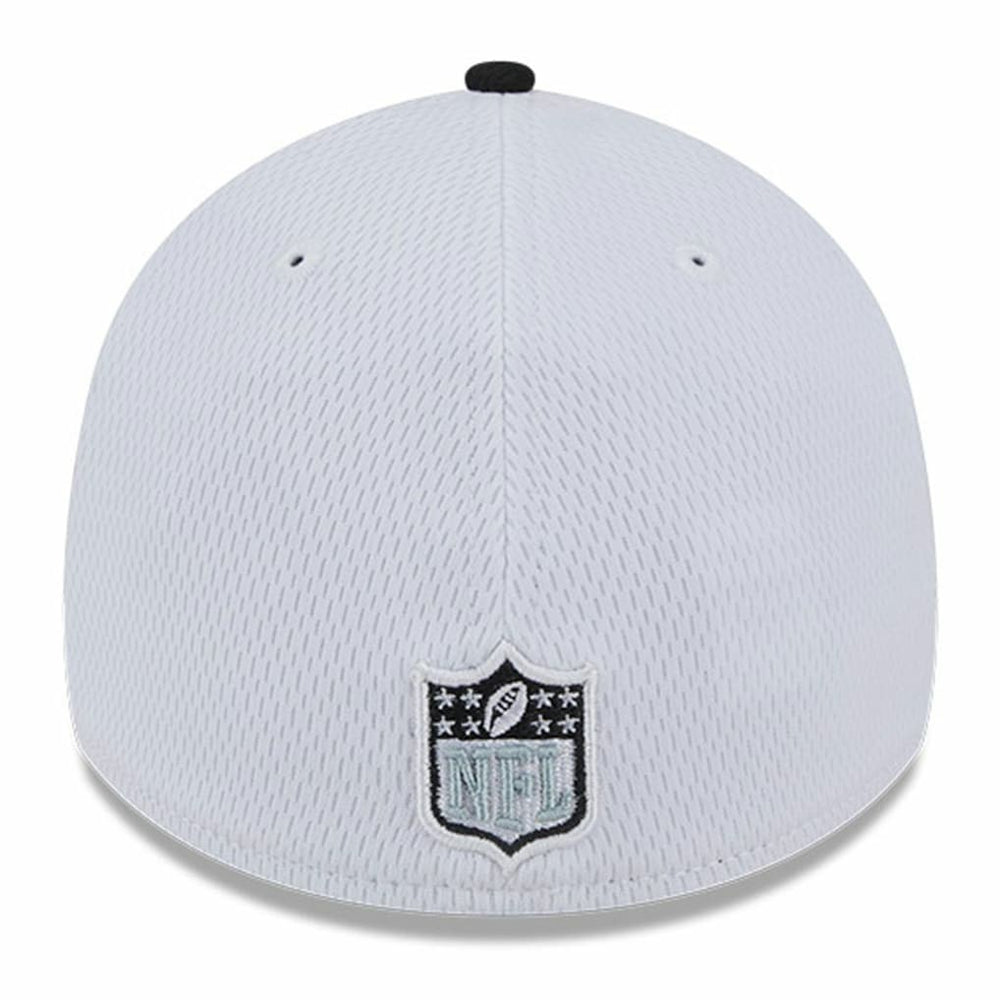 Las Vegas Raiders New Era 2023 Sideline 39THIRTY Flex Hat - White/Black Hats