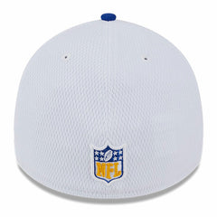 Los Angeles Chargers New Era 2023 Sideline 39THIRTY Flex Hat - White/Blue Hats