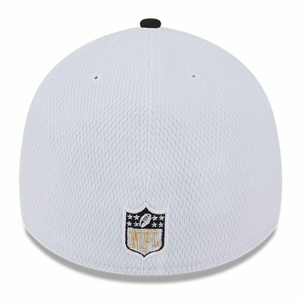 New Orleans Saints New Era 2023 Sideline 39THIRTY Flex Hat - White/Black Hats