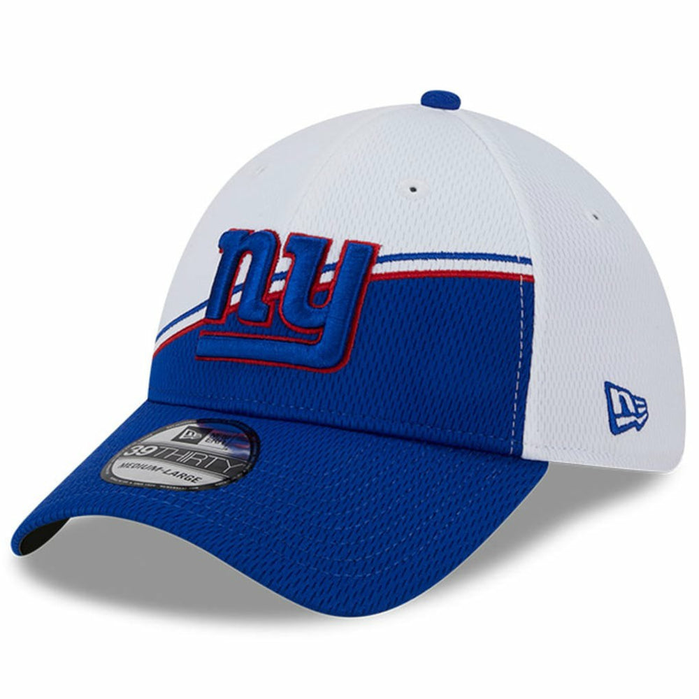 New York Giants New Era 2023 Sideline 39THIRTY Flex Hat - White/Royal Hats