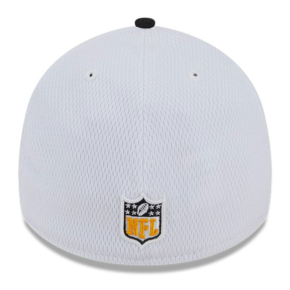 Pittsburgh Steelers New Era 2023 Sideline 39THIRTY Flex Hat - White/Black Hats