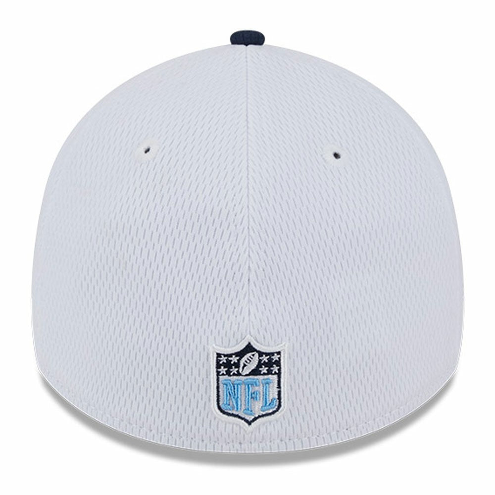 Tennessee Titans New Era 2023 Sideline 39THIRTY Flex Hat - White/Navy Hats