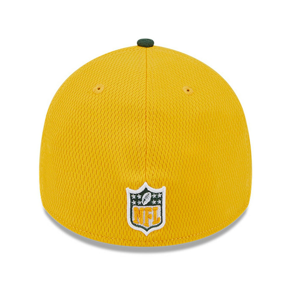 Green Bay Packers New Era 2023 Sideline 39THIRTY Flex Hat - Gold/Green Hats