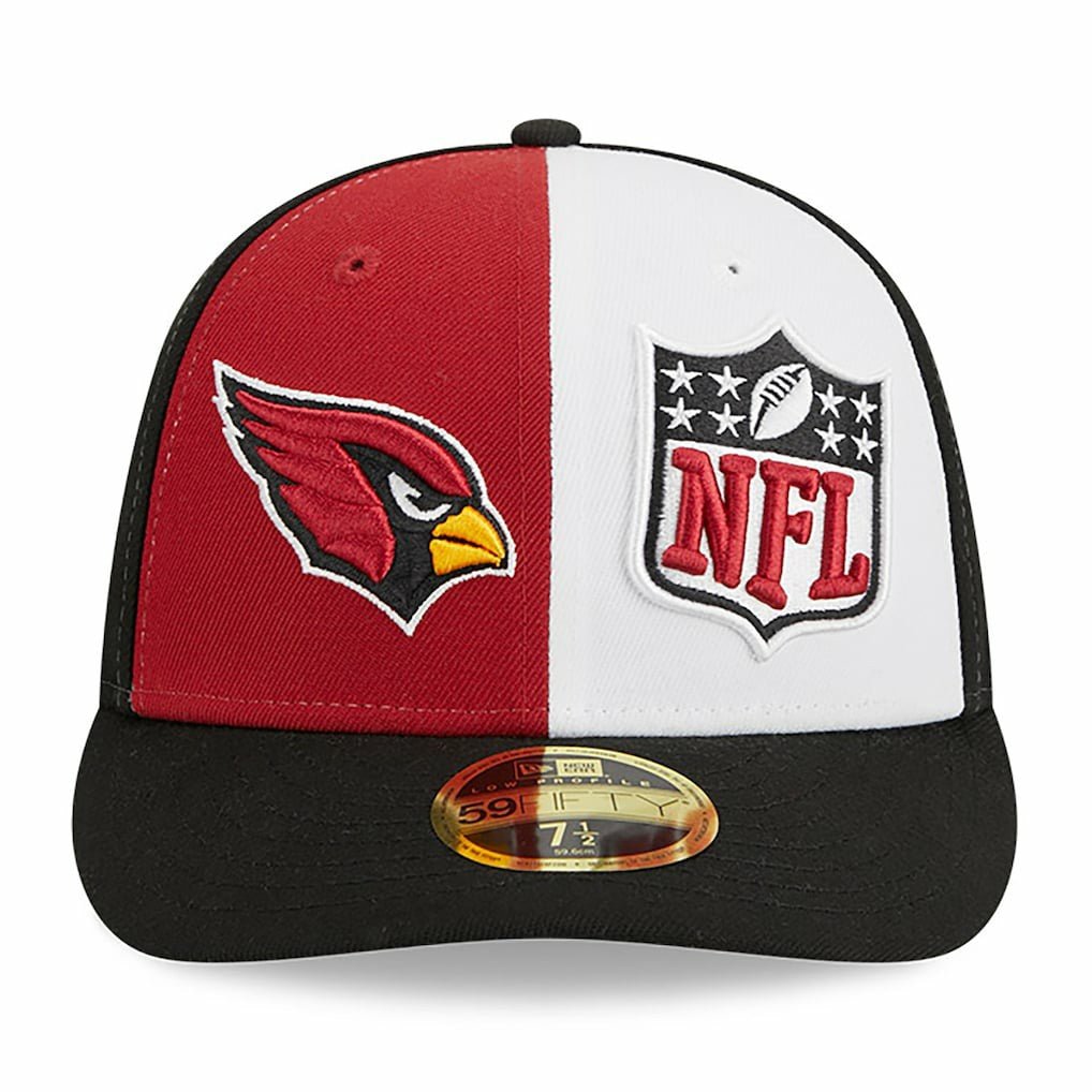Arizona Cardinals New Era 2023 Sideline Low Profile 59FIFTY Fitted Hat - Cardinal/Black Hats