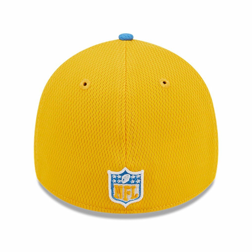 Los Angeles Chargers New Era 2023 Sideline 39THIRTY Flex Hat - Gold/Powder Blue Hats