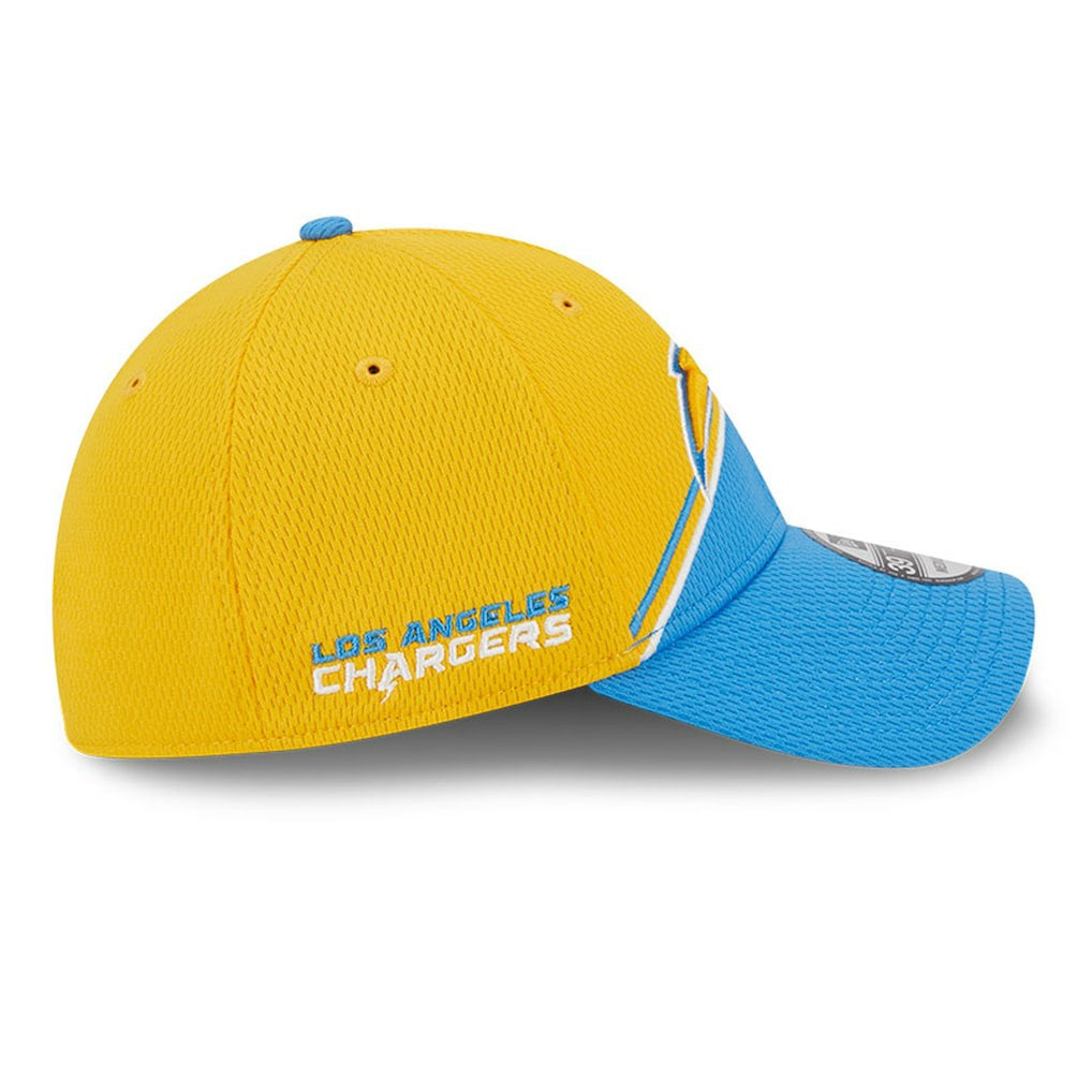 Los Angeles Chargers New Era 2023 Sideline 39THIRTY Flex Hat - Gold/Powder Blue Hats