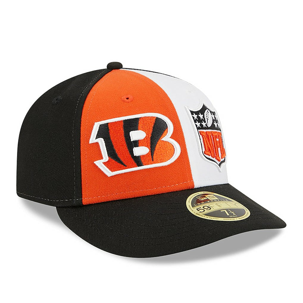 Cincinnati Bengals New Era 2023 Sideline Low Profile 59FIFTY Fitted Hat - Orange/Black Hats