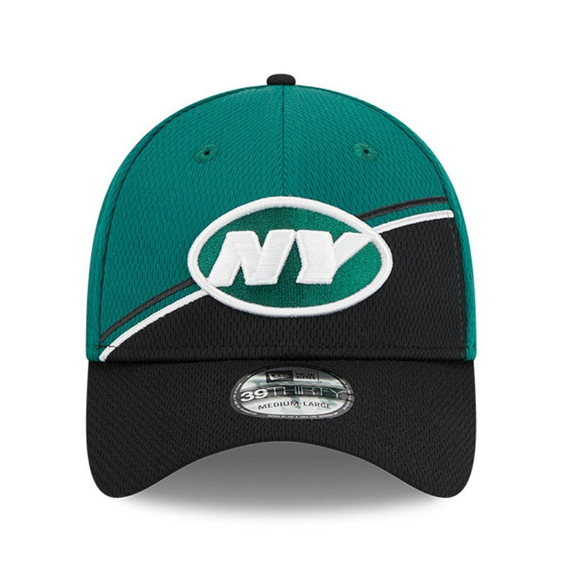 New York Jets New Era 2023 Sideline 39THIRTY Flex Hat - Green/Black Hats
