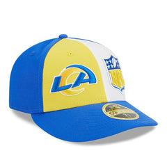 Los Angeles Rams New Era 2023 Sideline Low Profile 59FIFTY Fitted Hat - Yellow/Royal Hats