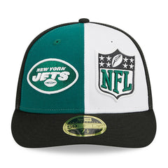 New York Jets New Era 2023 Sideline Low Profile 59FIFTY Fitted Hat - Green/Black Hats