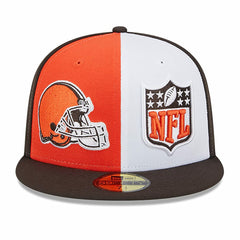 Cleveland Browns New Era 2023 Sideline 59FIFTY Fitted Hat - Orange/Brown Hats