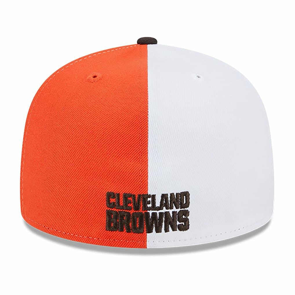 Cleveland Browns New Era 2023 Sideline 59FIFTY Fitted Hat - Orange/Brown Hats