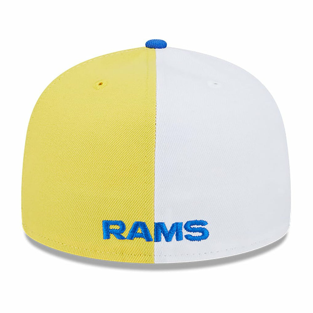 Los Angeles Rams New Era 2023 Sideline 59FIFTY Fitted Hat - Gold/Royal Hats