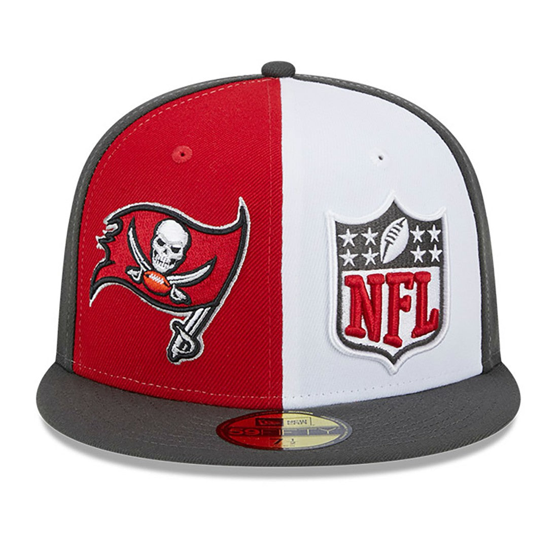 Tampa Bay Buccaneers New Era 2023 Sideline 59FIFTY Fitted Hat - Red/Pewter Hats