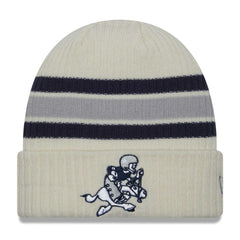Dallas Cowboys New Era Vintage Cuffed Knit Hat - Cream Hats