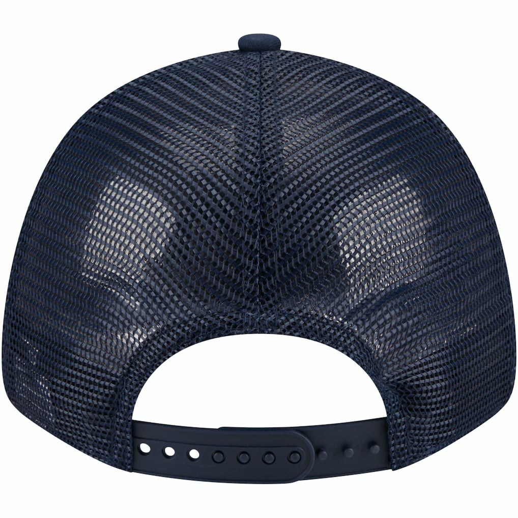 Dallas Cowboys New Era Plate 9FORTY Trucker Adjustable Hat - Navy Hats
