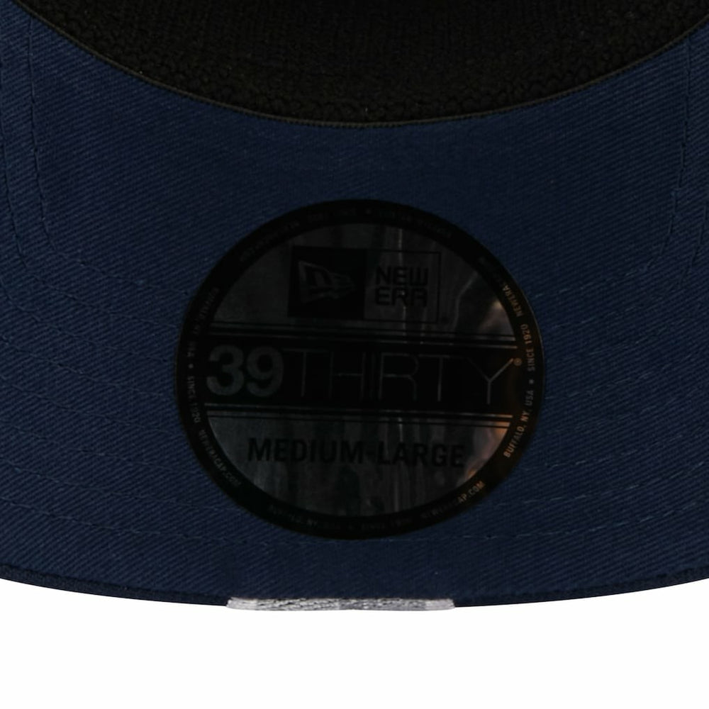 Dallas Cowboys New Era Stripe 39THIRTY Flex Hat - Heather Silver Hats