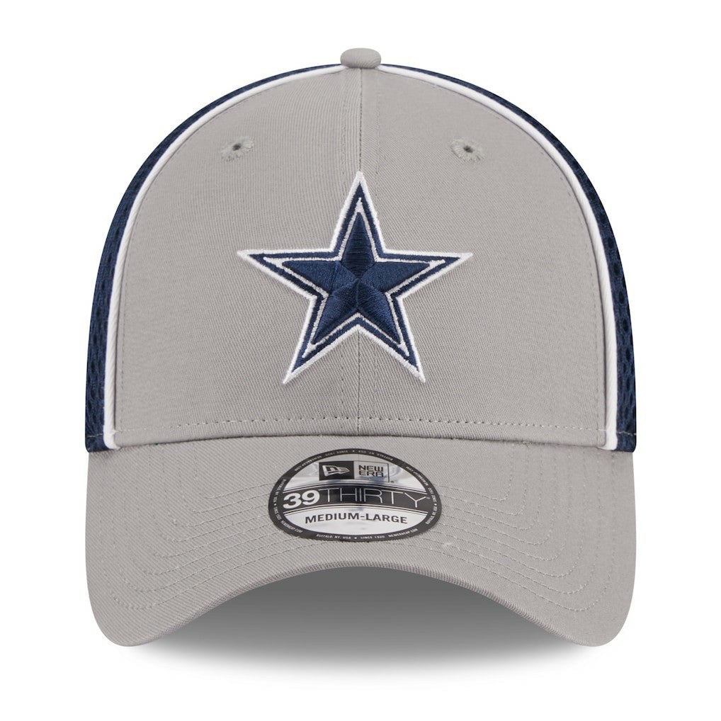 Dallas Cowboys New Era Pipe 39THIRTY Flex Hat - Gray Hats