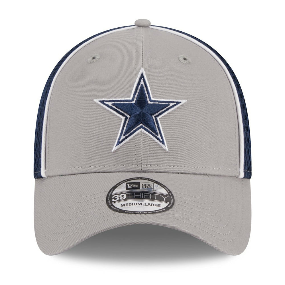Dallas Cowboys New Era Pipe 39THIRTY Flex Hat - Gray Hats