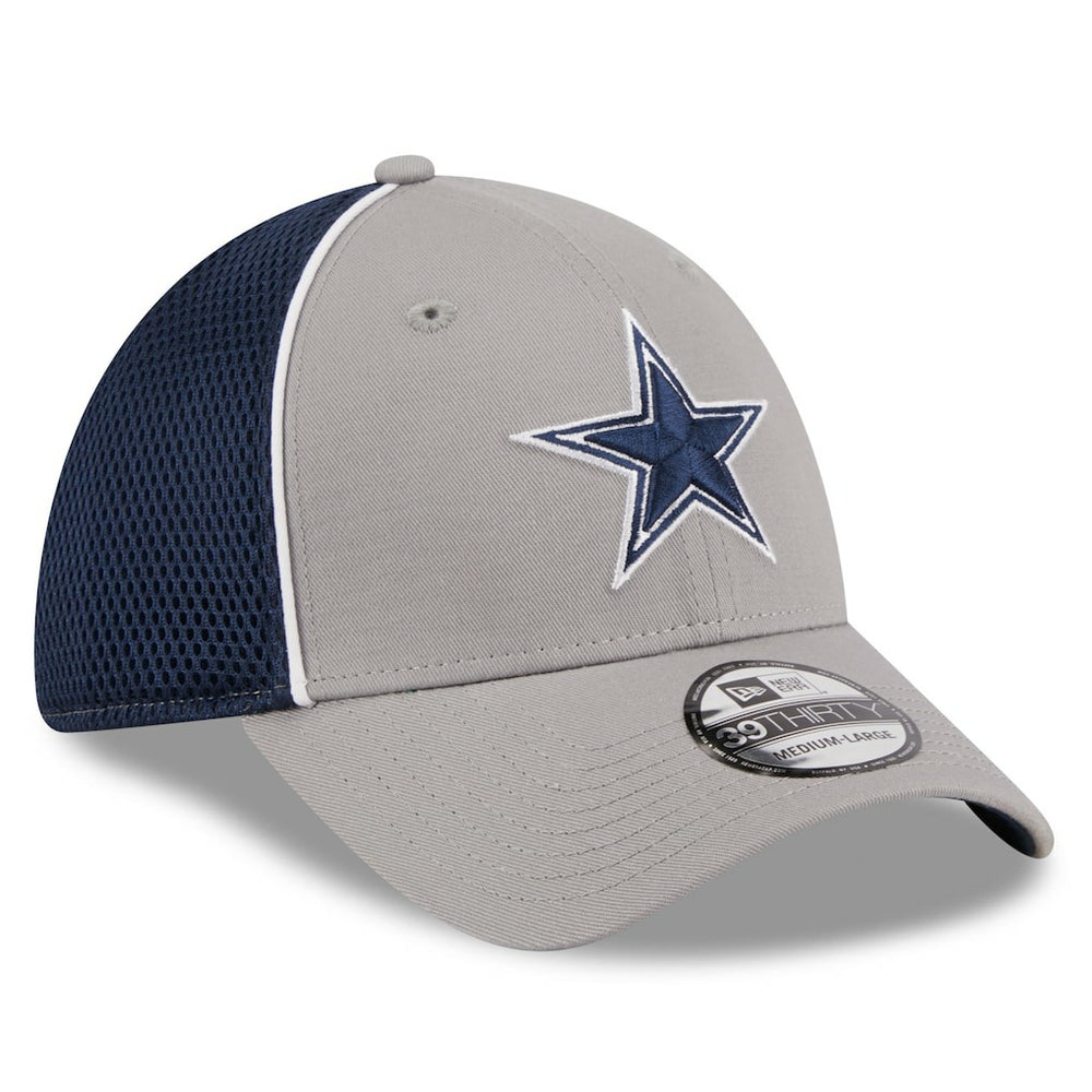 Dallas Cowboys New Era Pipe 39THIRTY Flex Hat - Gray Hats