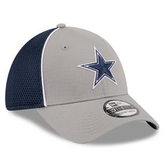 Dallas Cowboys New Era Pipe 39THIRTY Flex Hat - Gray Hats