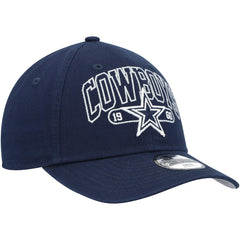 Dallas Cowboys New Era Preschool Outline 9FORTY Adjustable Hat - Navy Hats