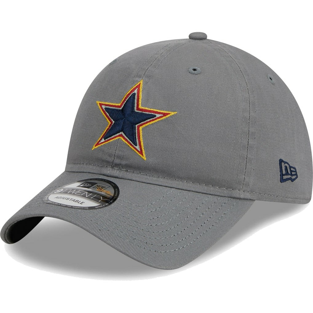 Dallas Cowboys New Era Color Pack 9TWENTY Adjustable Hat - Gray Hats