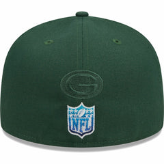 Green Bay Packers New Era Gradient 59FIFTY Fitted Hat - Green Hats