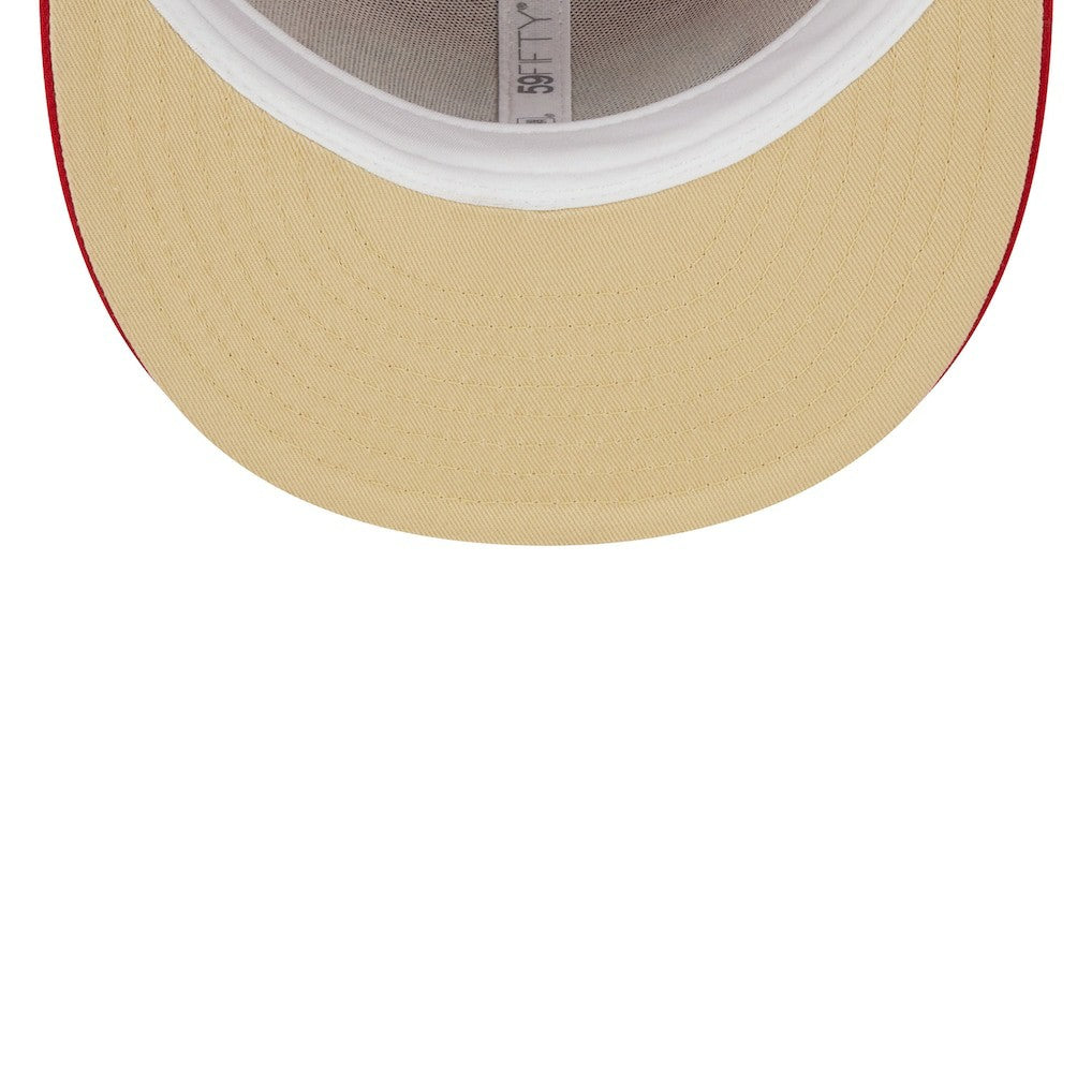 San Francisco 49ers New Era Gradient 59FIFTY Fitted Hat - Scarlet Hats