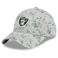 Las Vegas Raiders New Era Girls Youth Bouquet 9TWENTY Adjustable Hat - Gray Hats