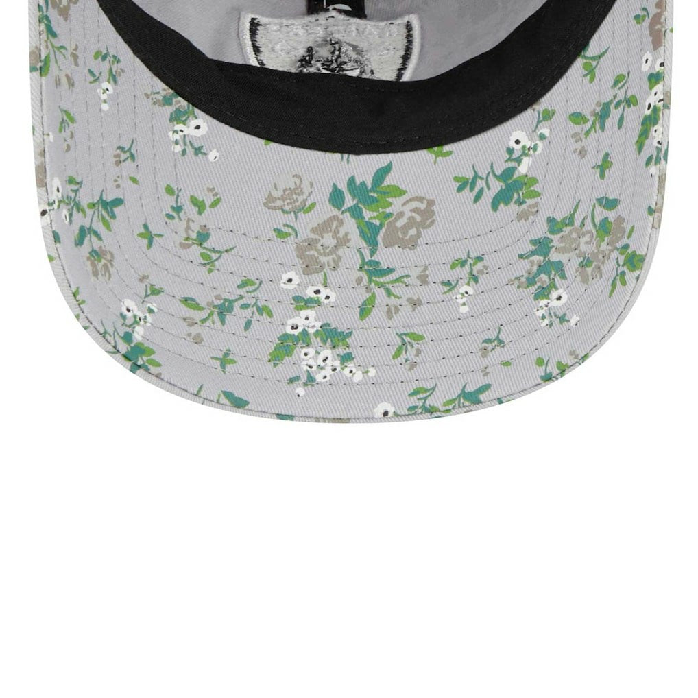 Las Vegas Raiders New Era Girls Youth Bouquet 9TWENTY Adjustable Hat - Gray Hats