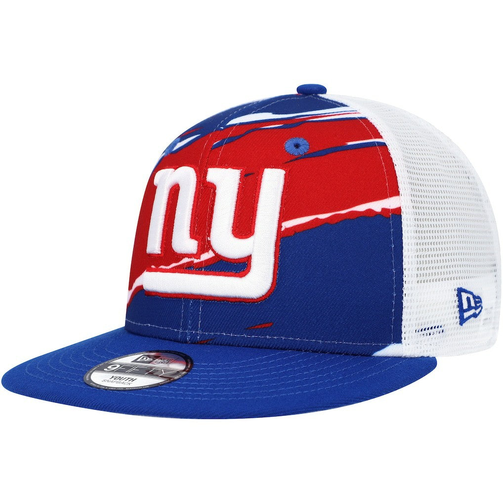 New York Giants New Era Youth Tear 9FIFTY Snapback Hat - Royal Hats