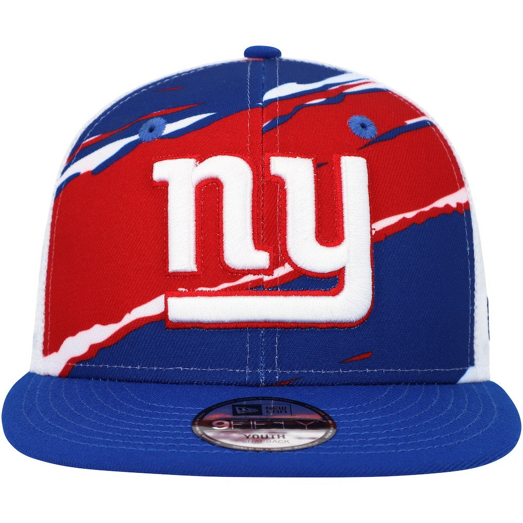 New York Giants New Era Youth Tear 9FIFTY Snapback Hat - Royal Hats