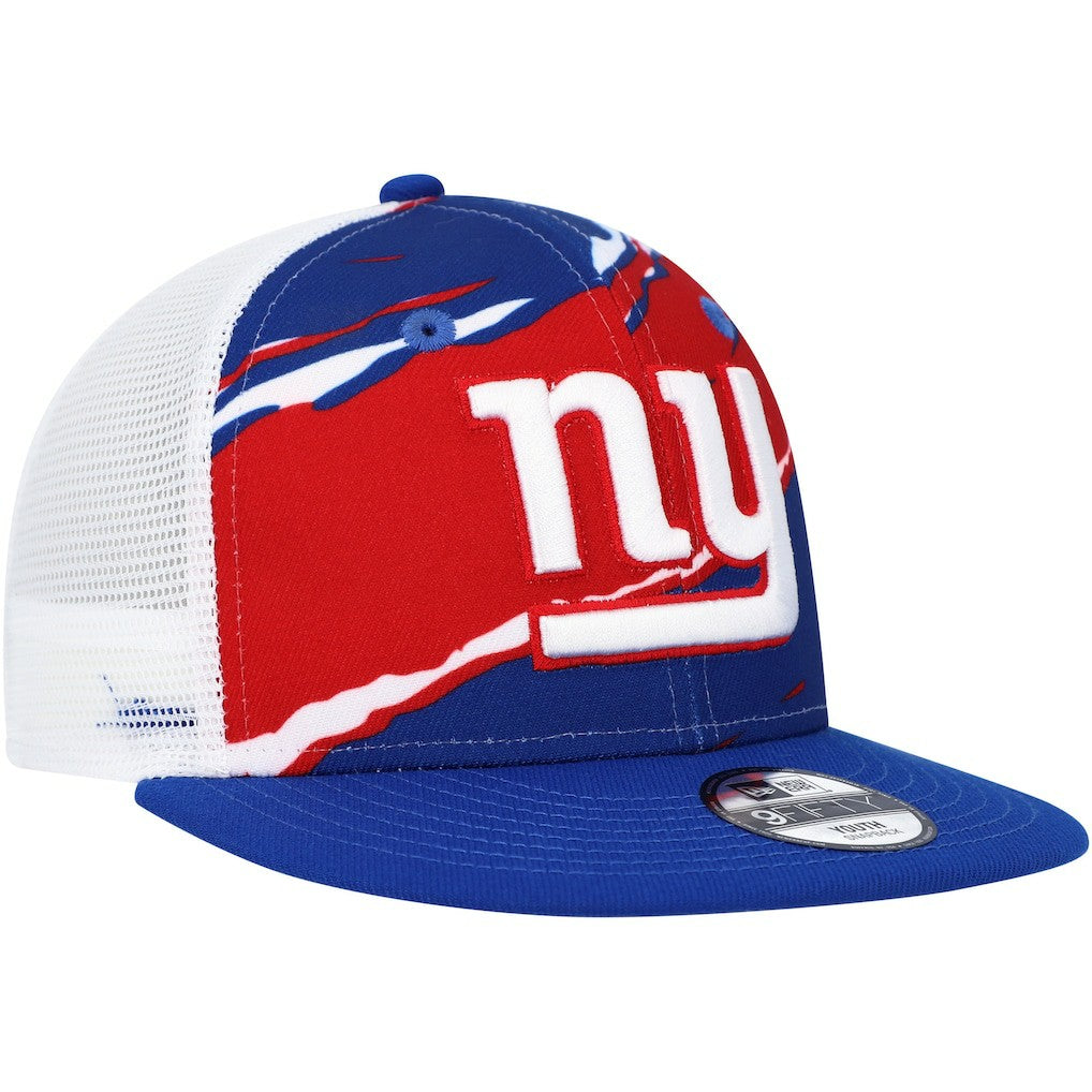 New York Giants New Era Youth Tear 9FIFTY Snapback Hat - Royal Hats