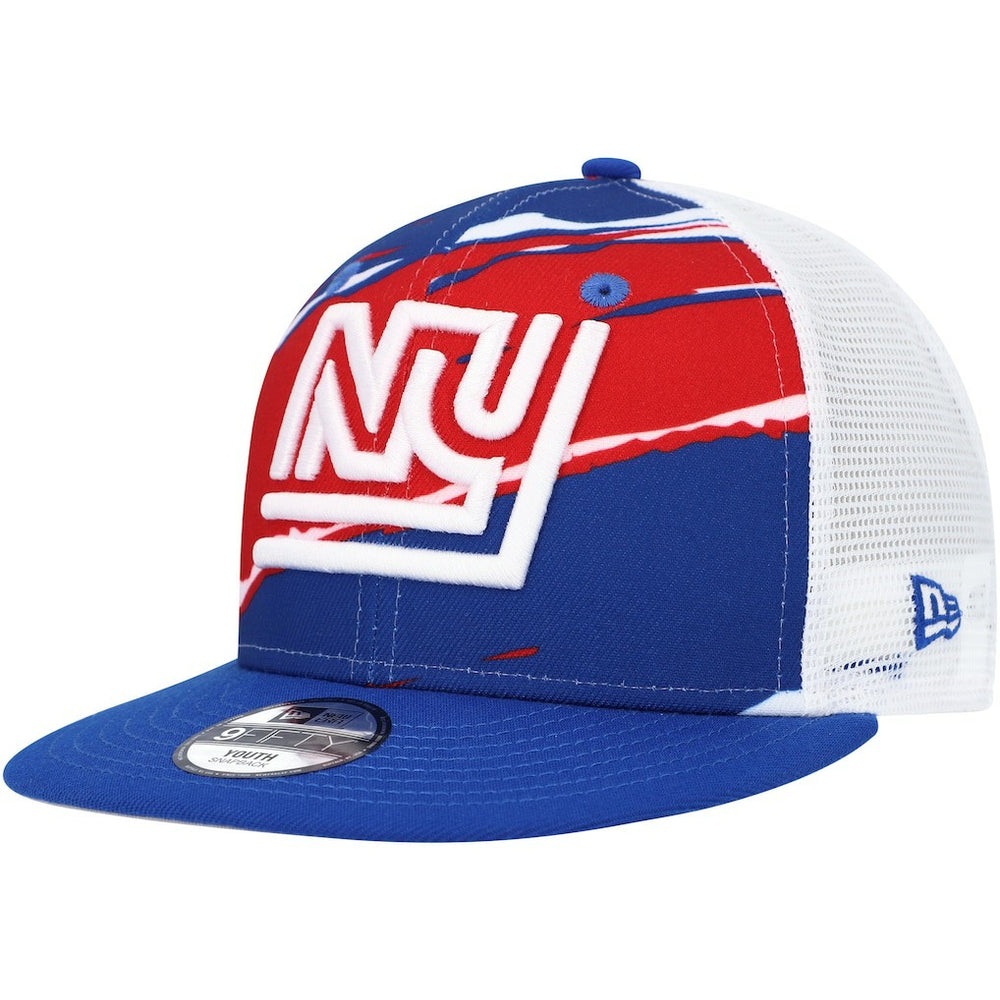 New York Giants New Era Youth Tear 9FIFTY Snapback Hat - Royal Hats